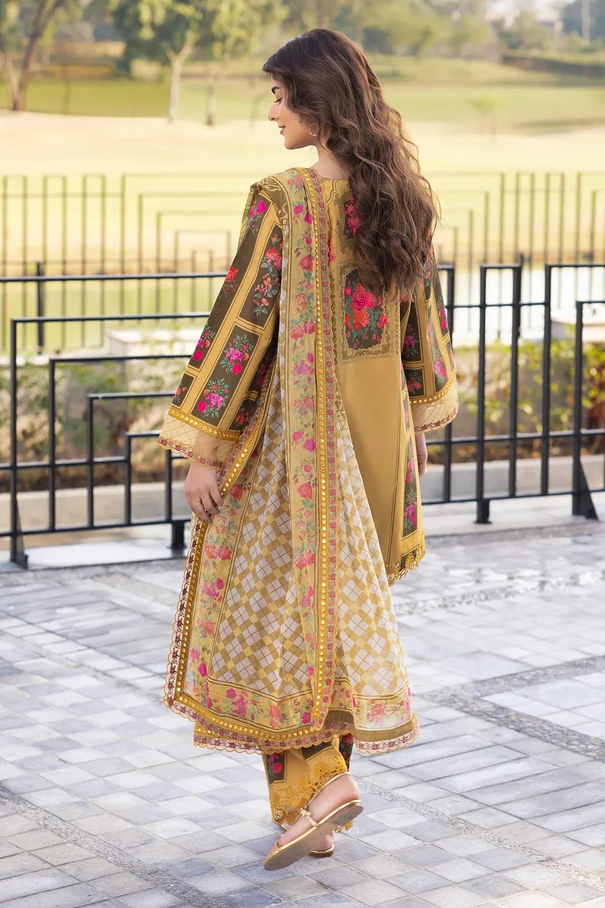 Charizma 3-PC Unstitched Embroidered Lawn AN6-03