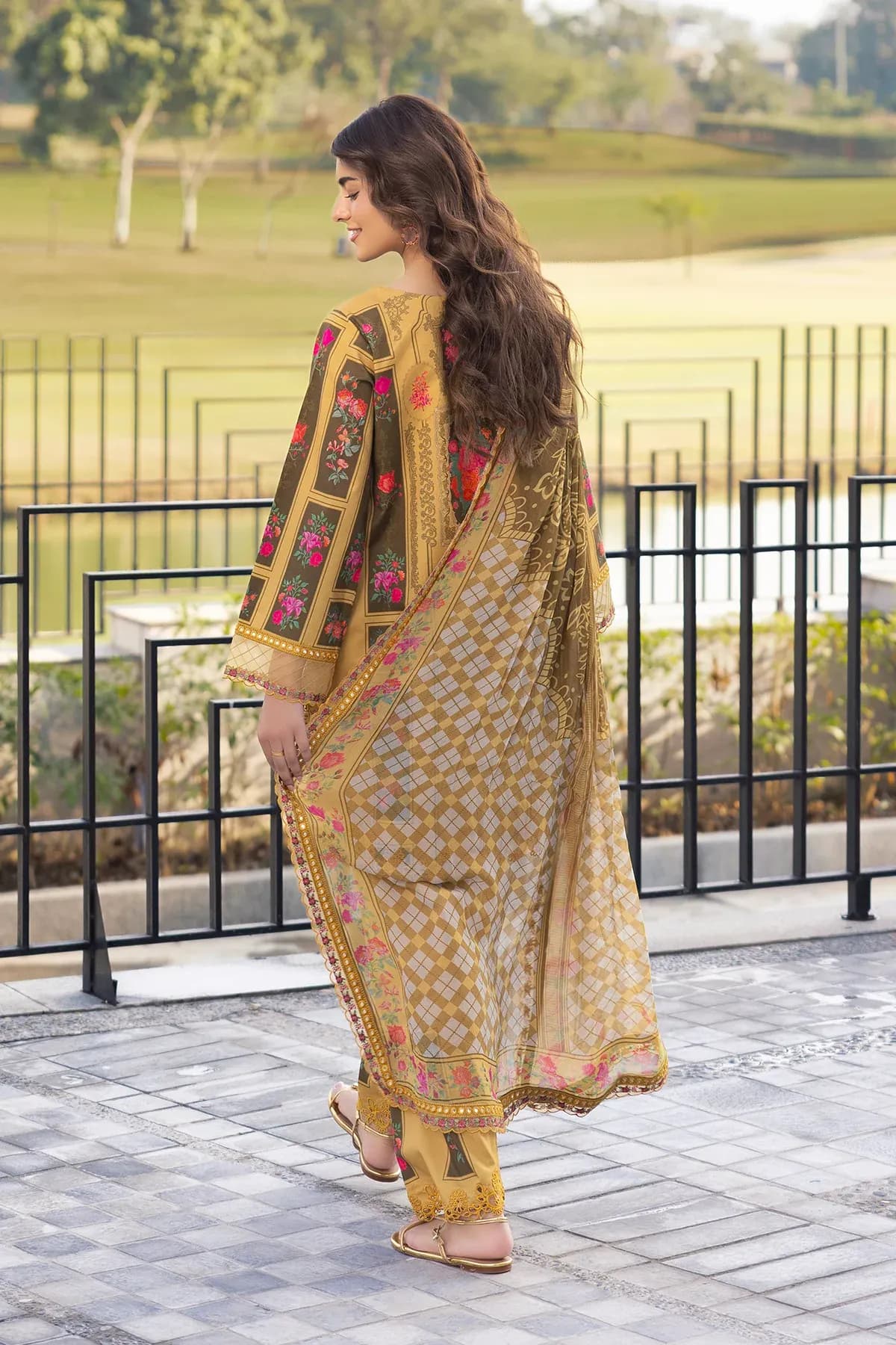 Charizma 3-PC Unstitched Embroidered Lawn AN6-03