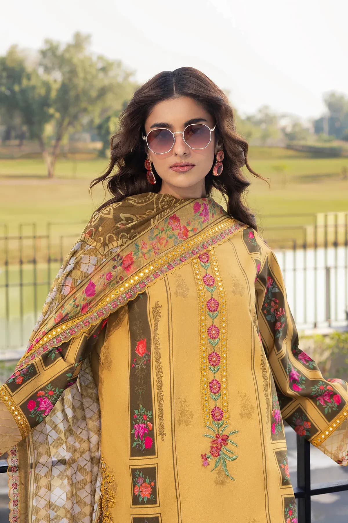 Charizma 3-PC Unstitched Embroidered Lawn AN6-03