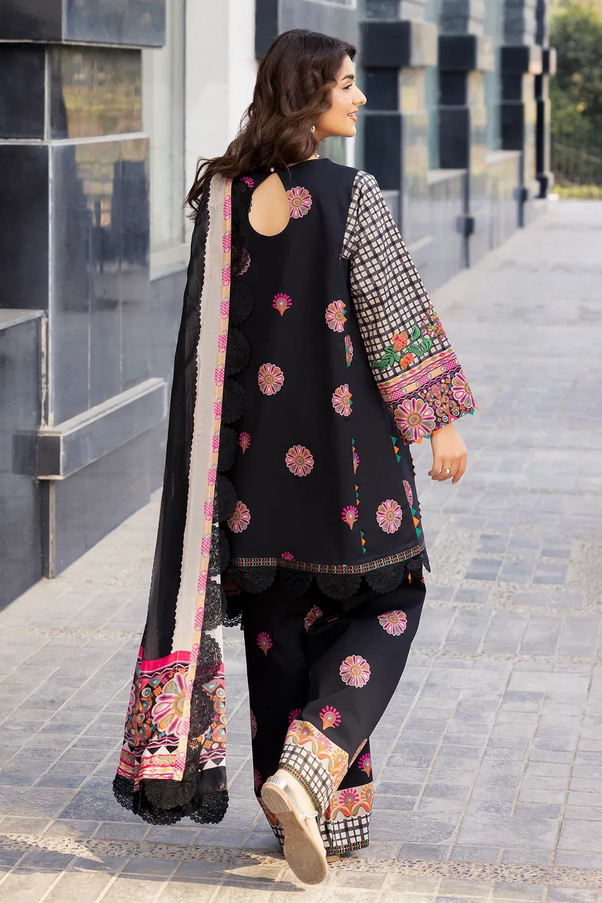 Charizma 3-PC Unstitched Embroidered Lawn AN6-04