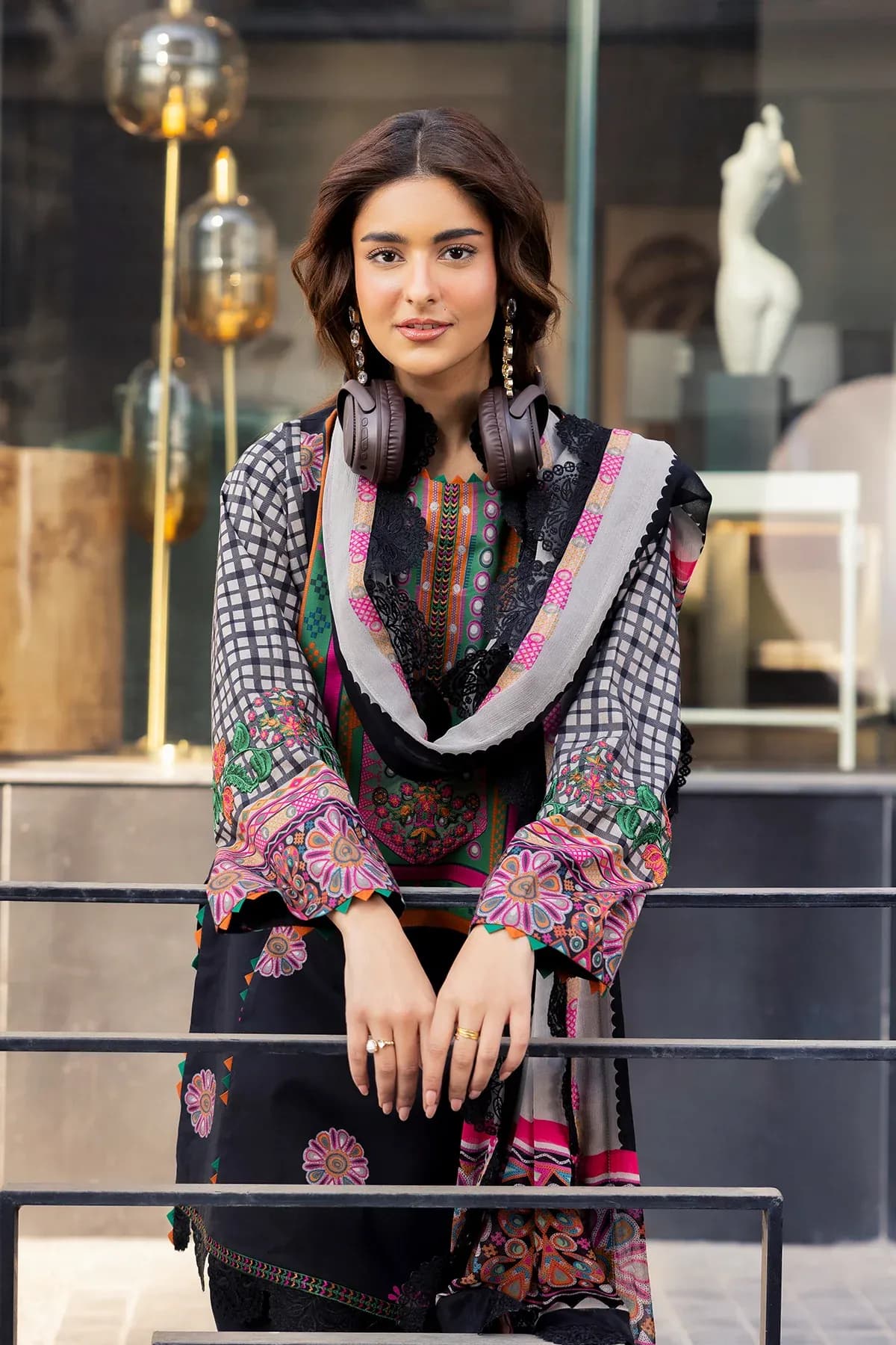 Charizma 3-PC Unstitched Embroidered Lawn AN6-04