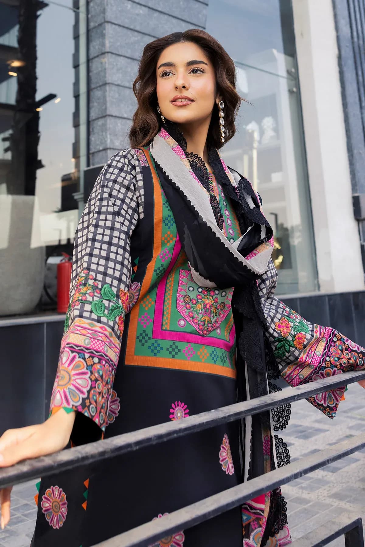 Charizma 3-PC Unstitched Embroidered Lawn AN6-04