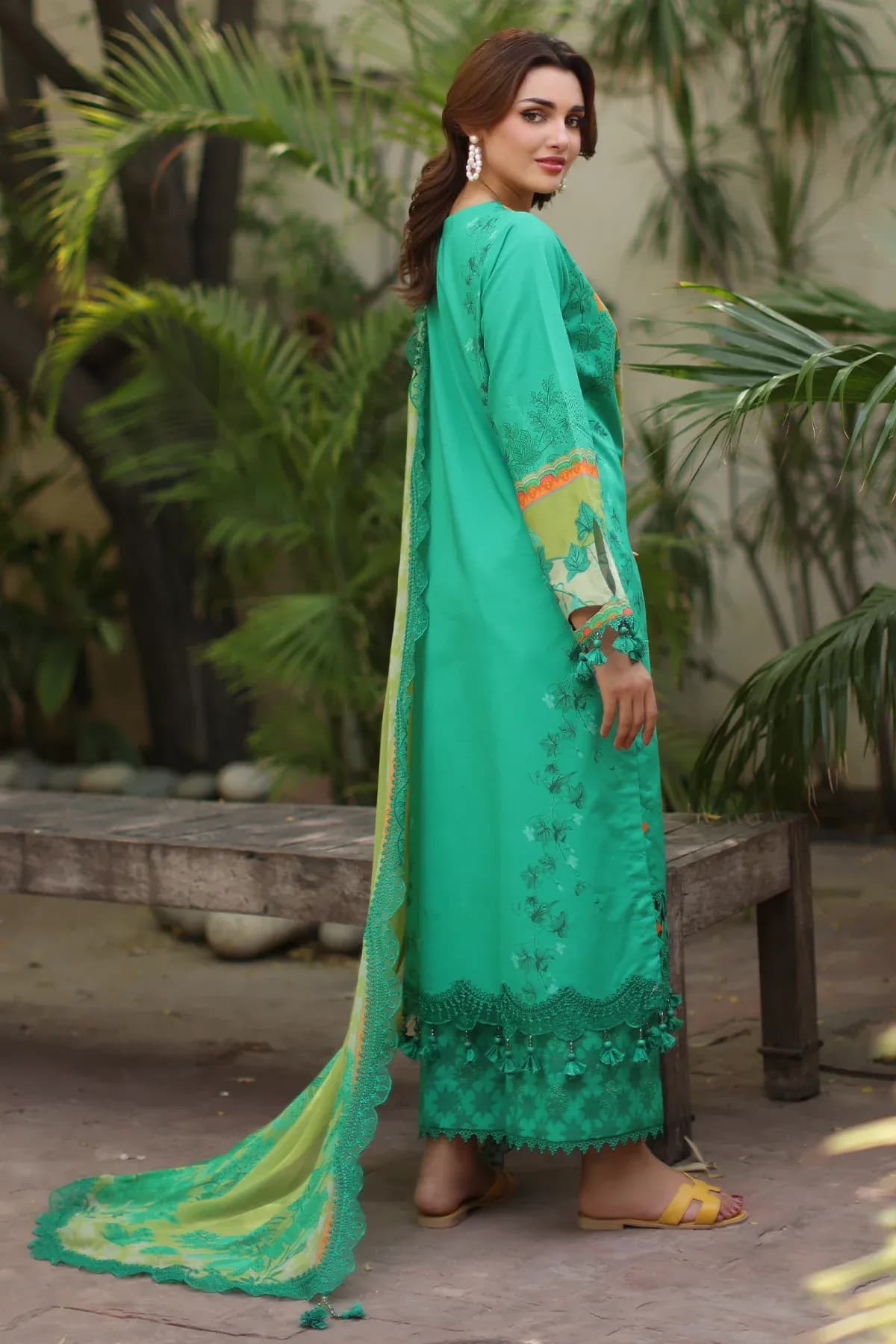 Charizma 3-PC Unstitched Embroidered Lawn AN6-05