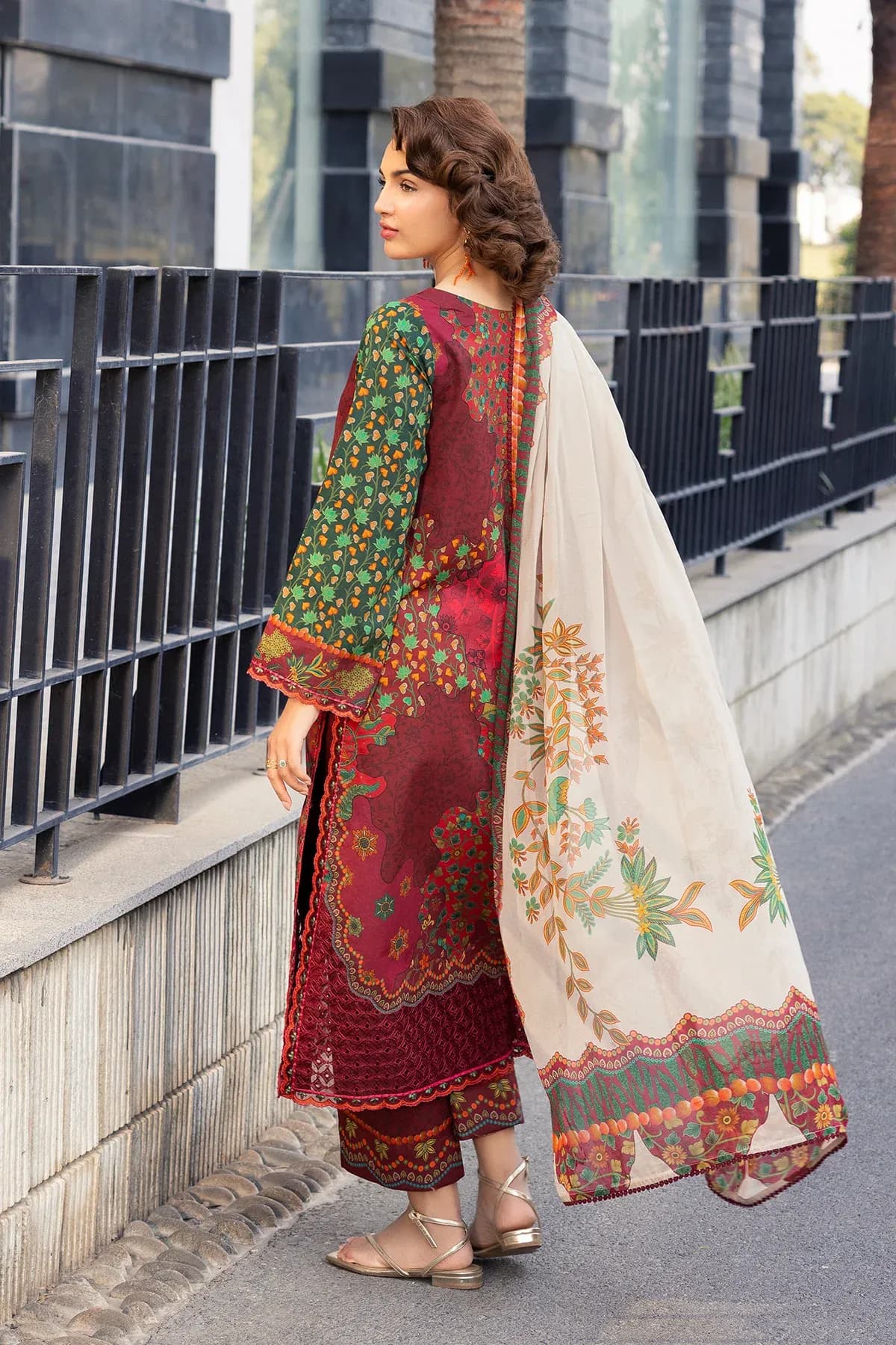 Charizma 3-PC Unstitched Embroidered Lawn AN6-06