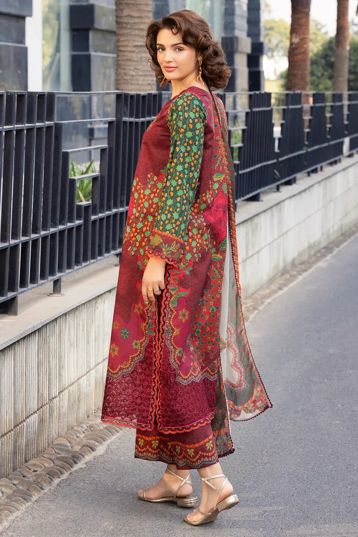 Charizma 3-PC Unstitched Embroidered Lawn AN6-06
