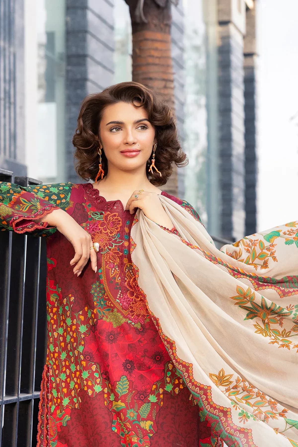 Charizma 3-PC Unstitched Embroidered Lawn AN6-06