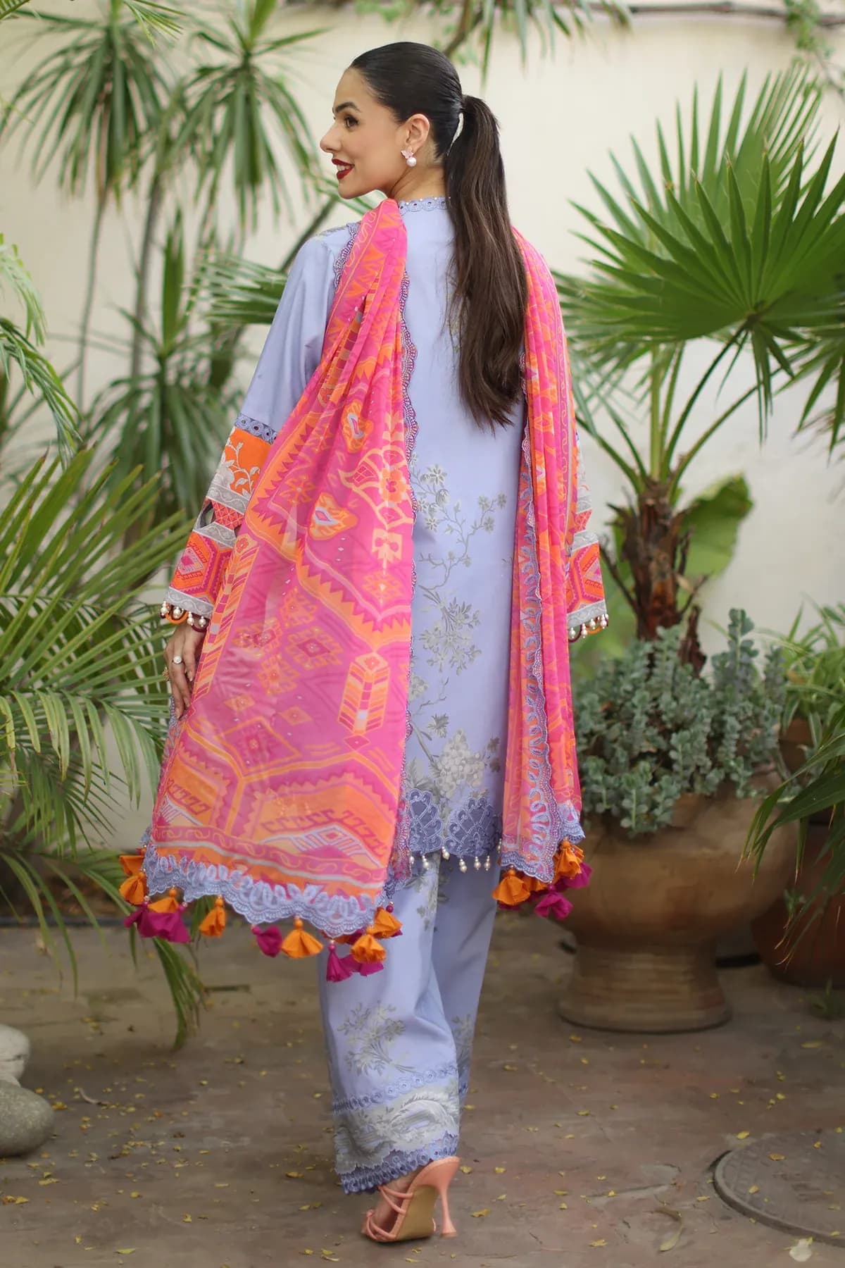 Charizma 3-PC Unstitched Embroidered Lawn AN6-07