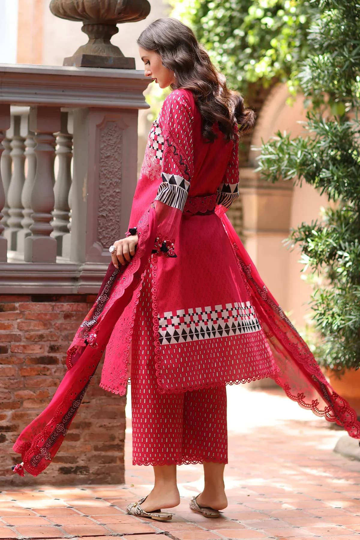 Charizma 3-PC Unstitched Embroidered Lawn AN6-10